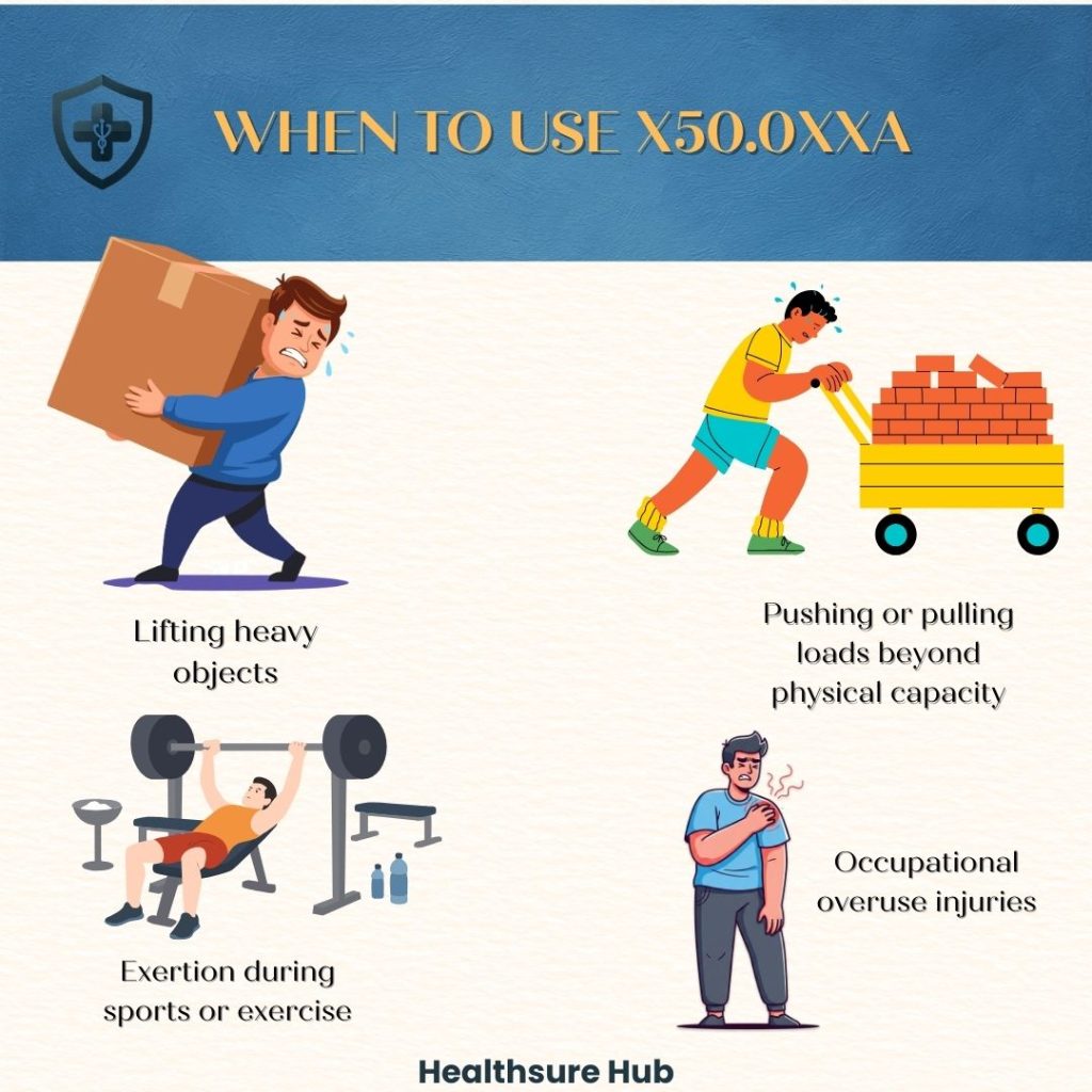 ICD-10-Code-X50.0XXA