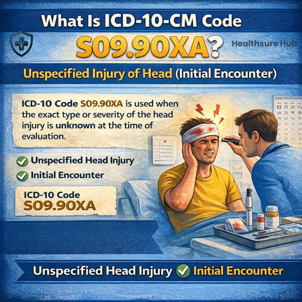 ICD-10-S09.90XA