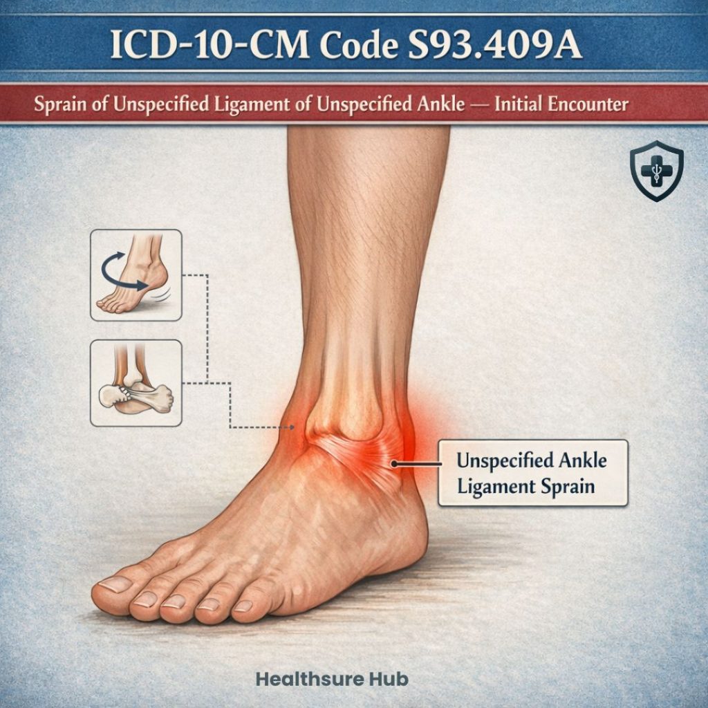 ICD-10-S93.409A