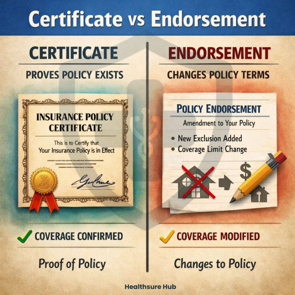 insurance-endorsement-vs-certificate