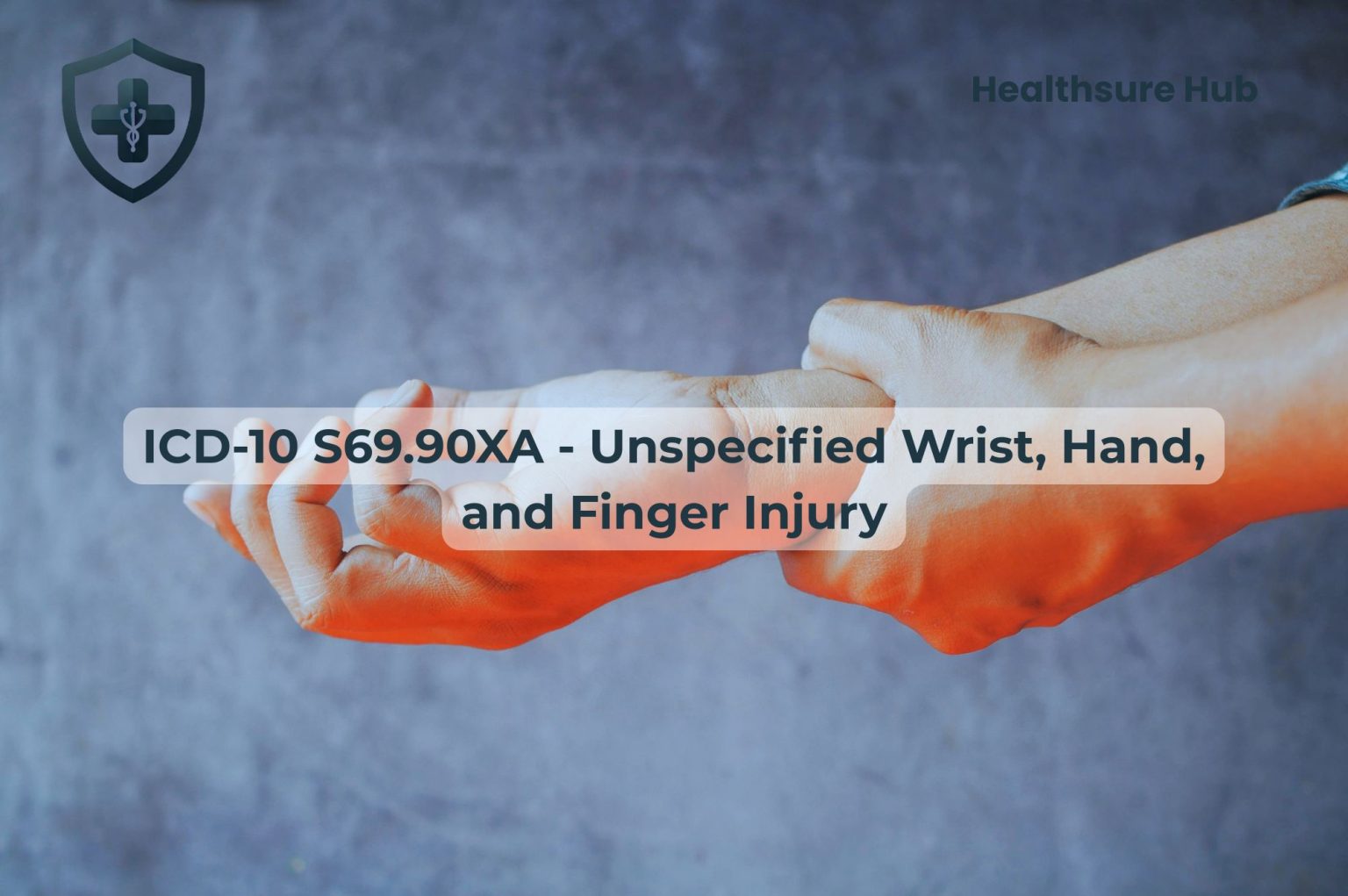 Bar Code Injury ICD-10 Code S69.92XA - Unspecified Left Hand Injury