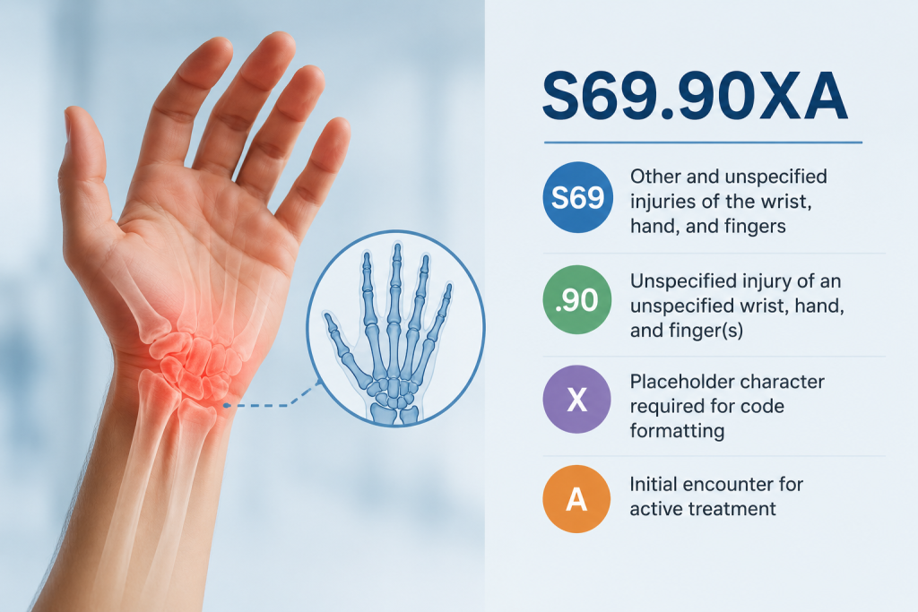 icd-10-S69.90XA